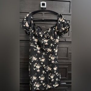 Black Floral Dress